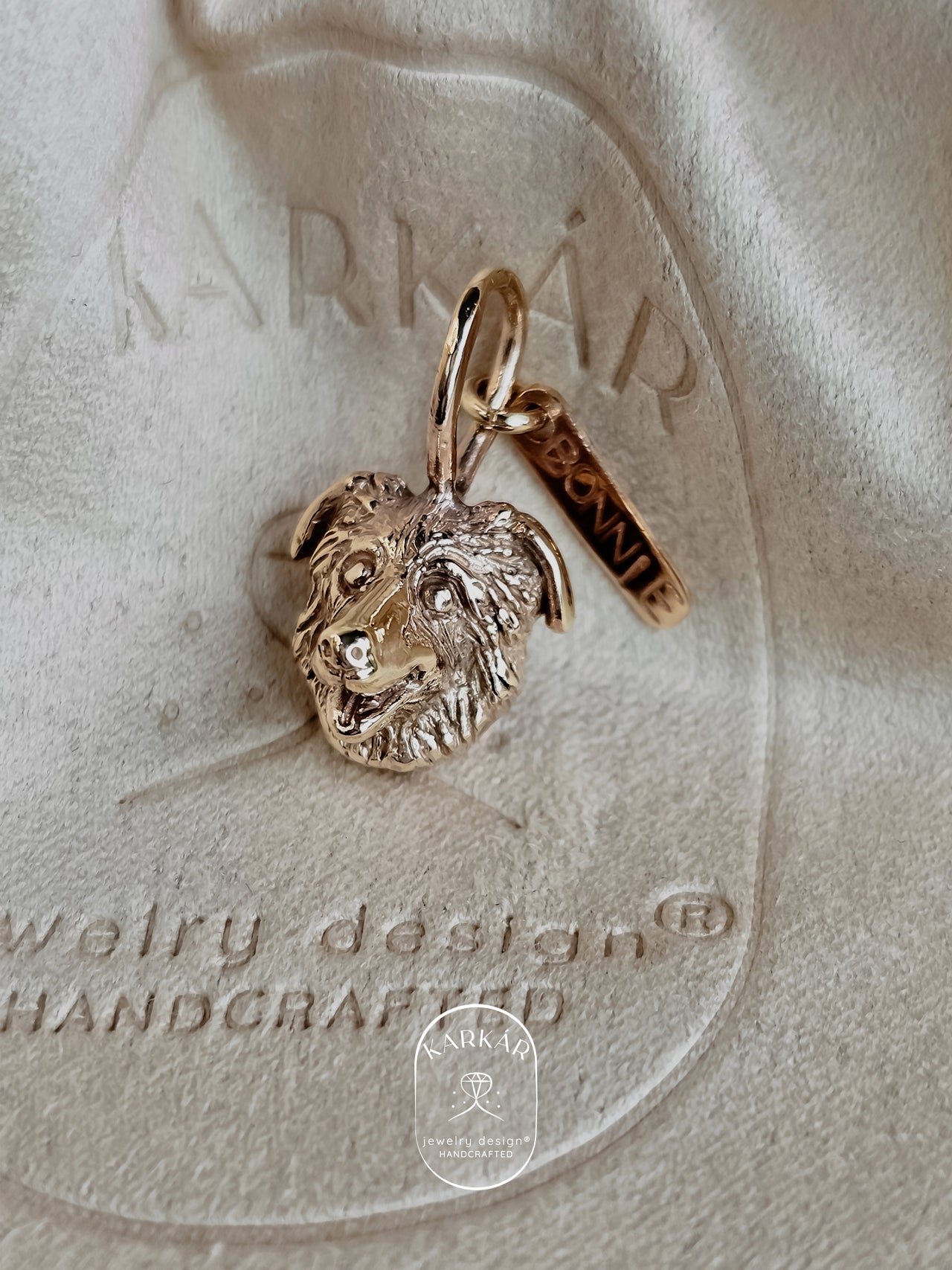 Dije personalizado de tu perrito o gatito carita mini