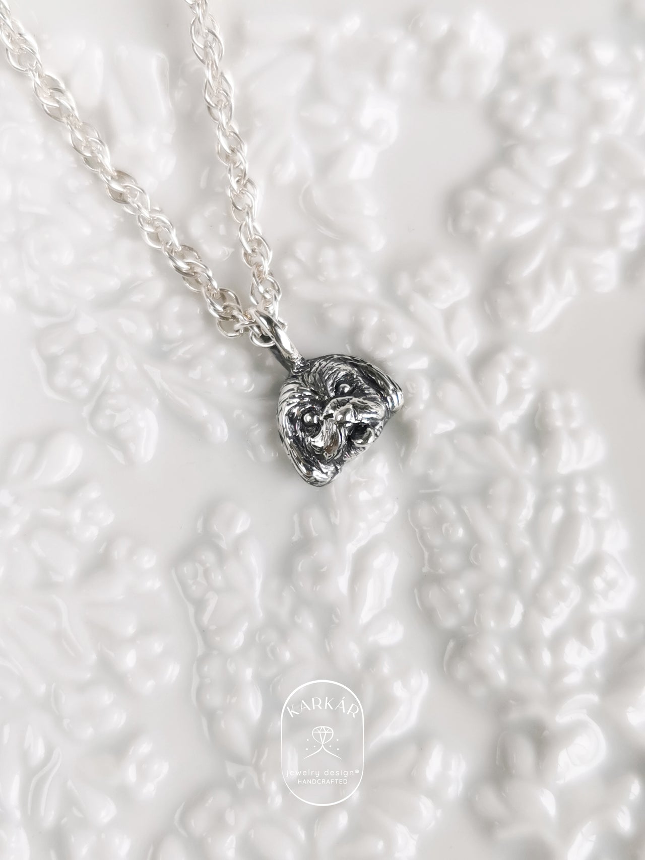 Dije personalizado de tu perrito o gatito carita mini