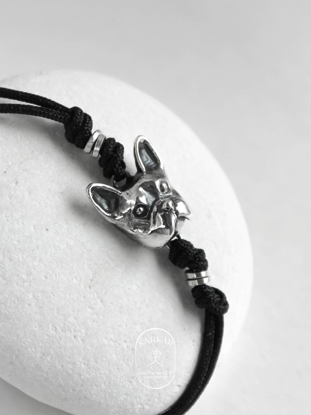 Brazalete de Bulldog Francés cara chica