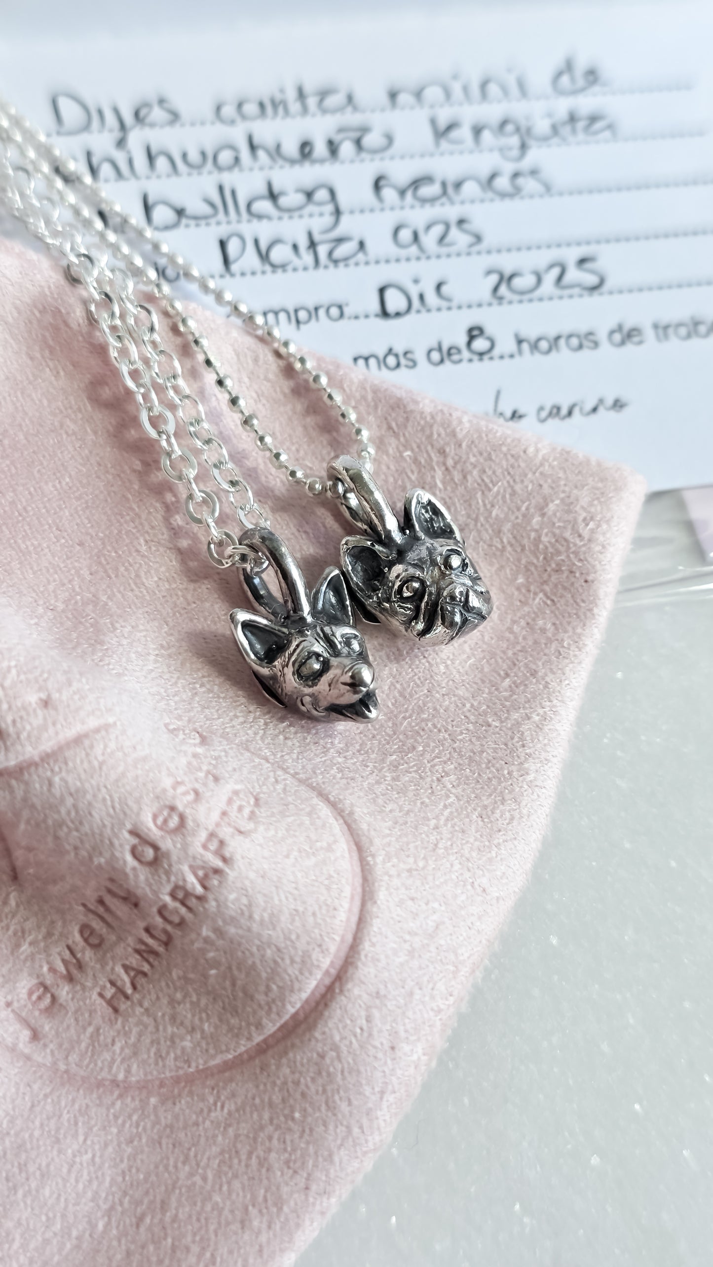 Dije de Bulldog francés cara mini