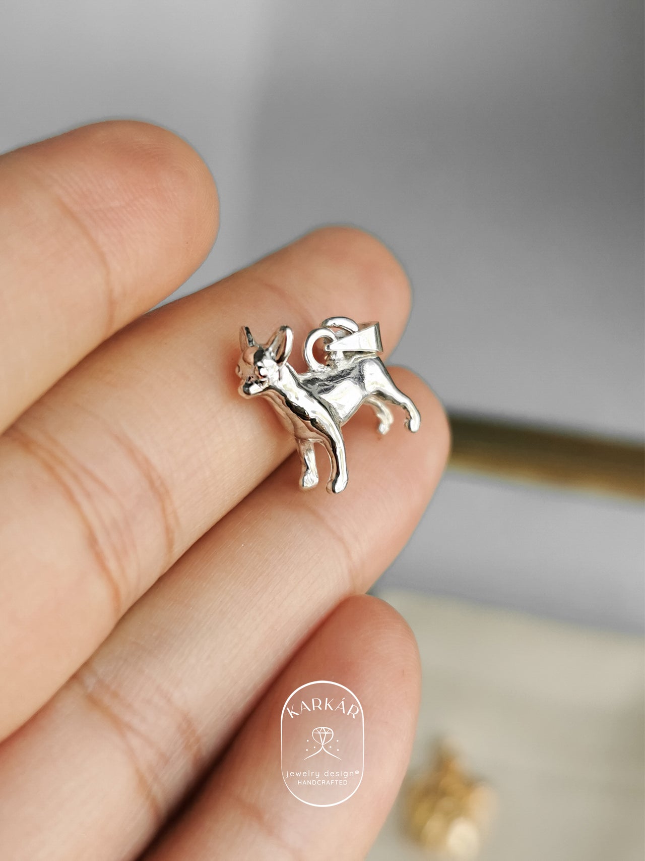 Dije de Chihuahua cuerpo completo