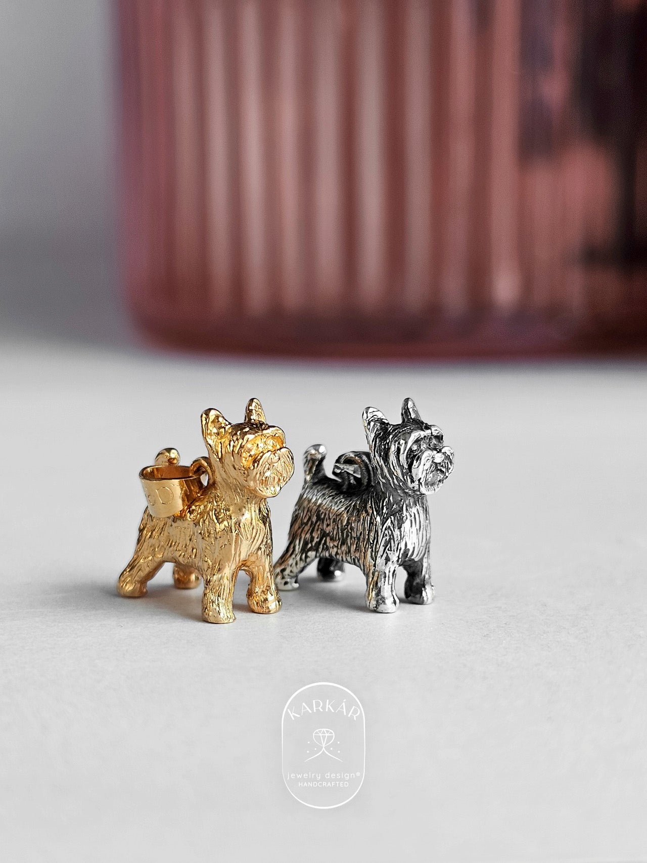 Dije de Yorkie cuerpo completo