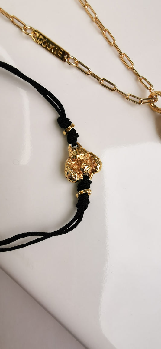 Brazalete personalizado de tu perrito o gatito carita mini