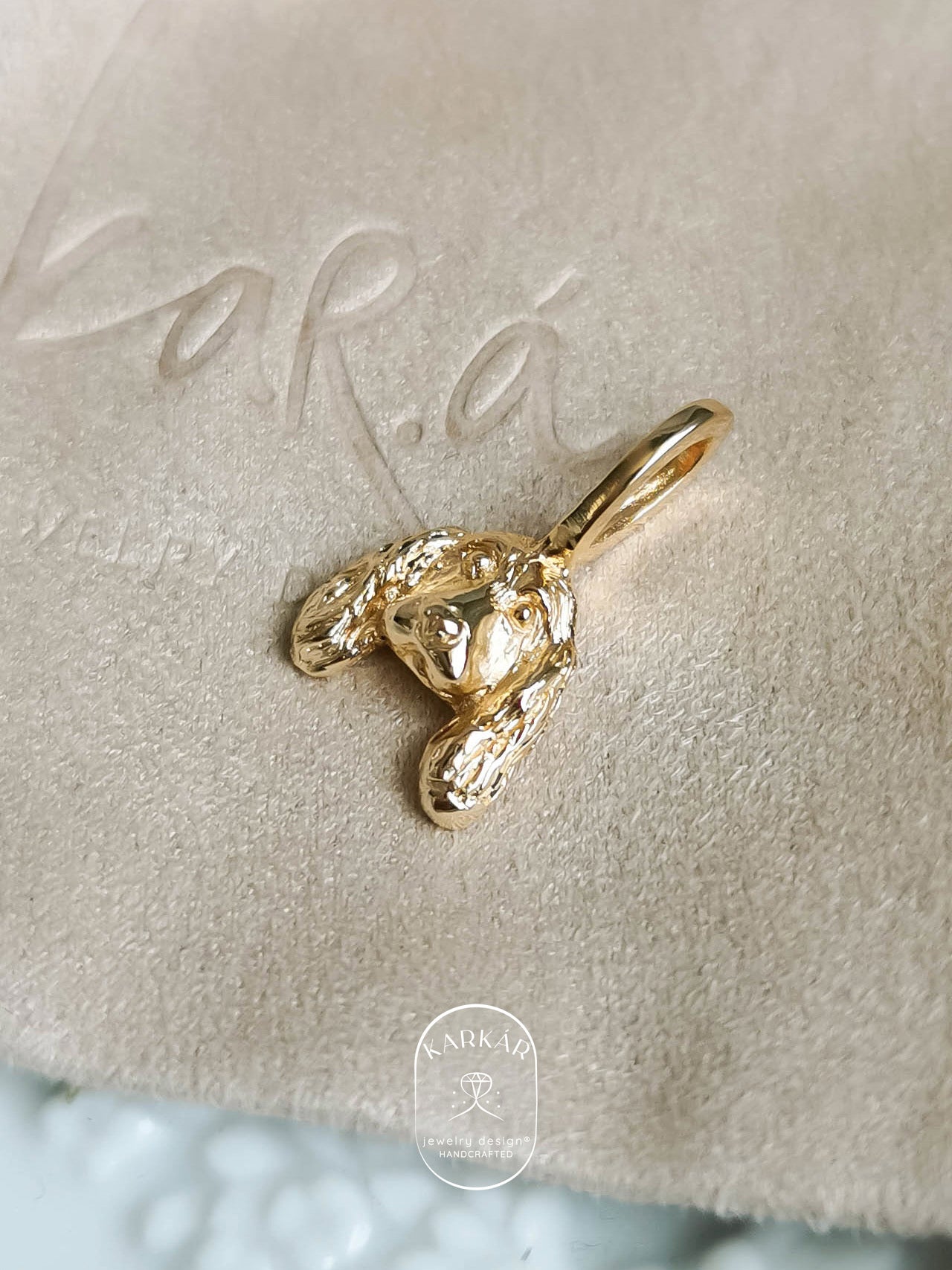 Dije de Cocker cara mini