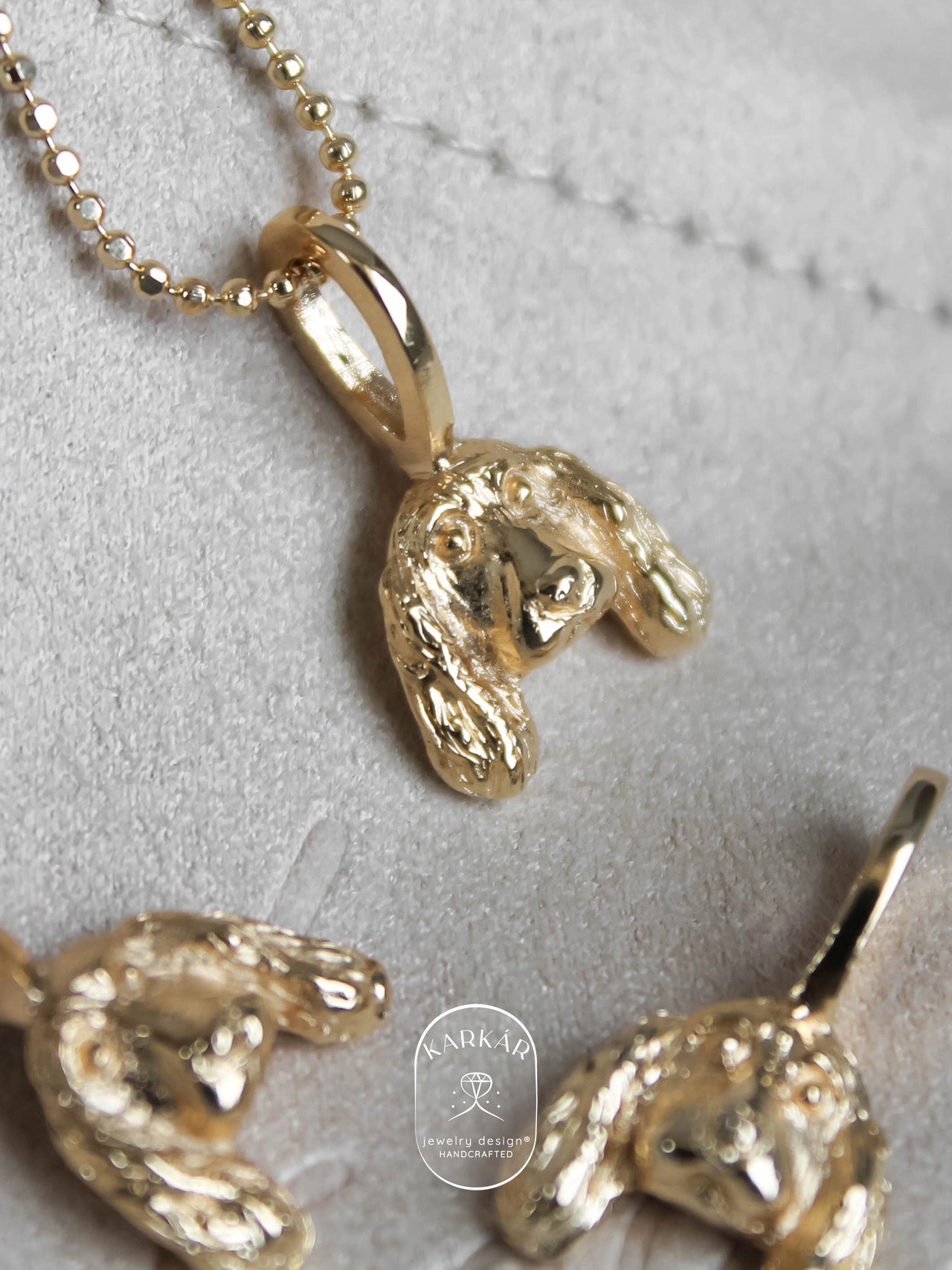 Dije de Cocker cara mini