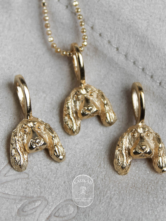 Dije de Cocker cara mini