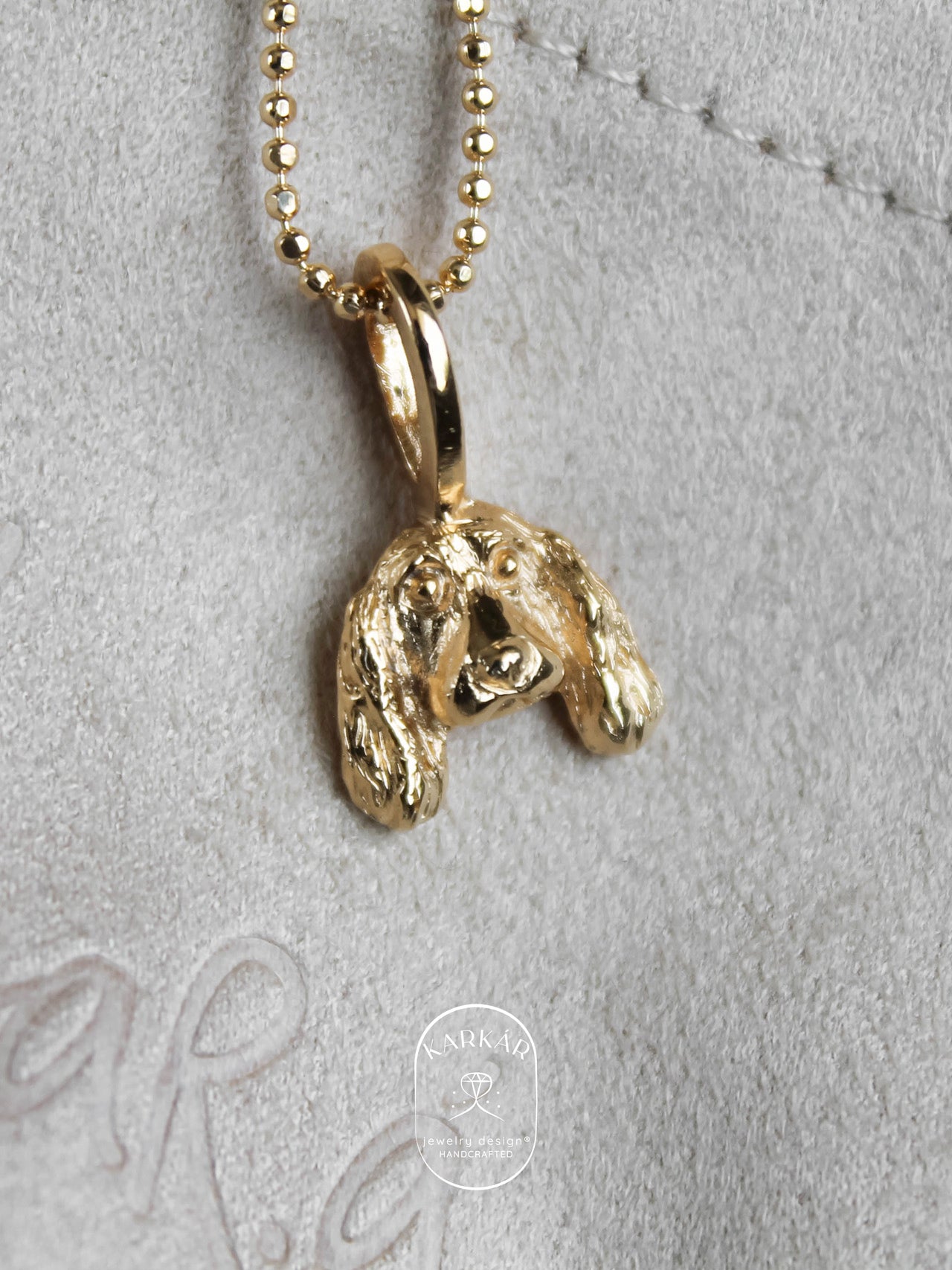 Dije de Cocker cara mini