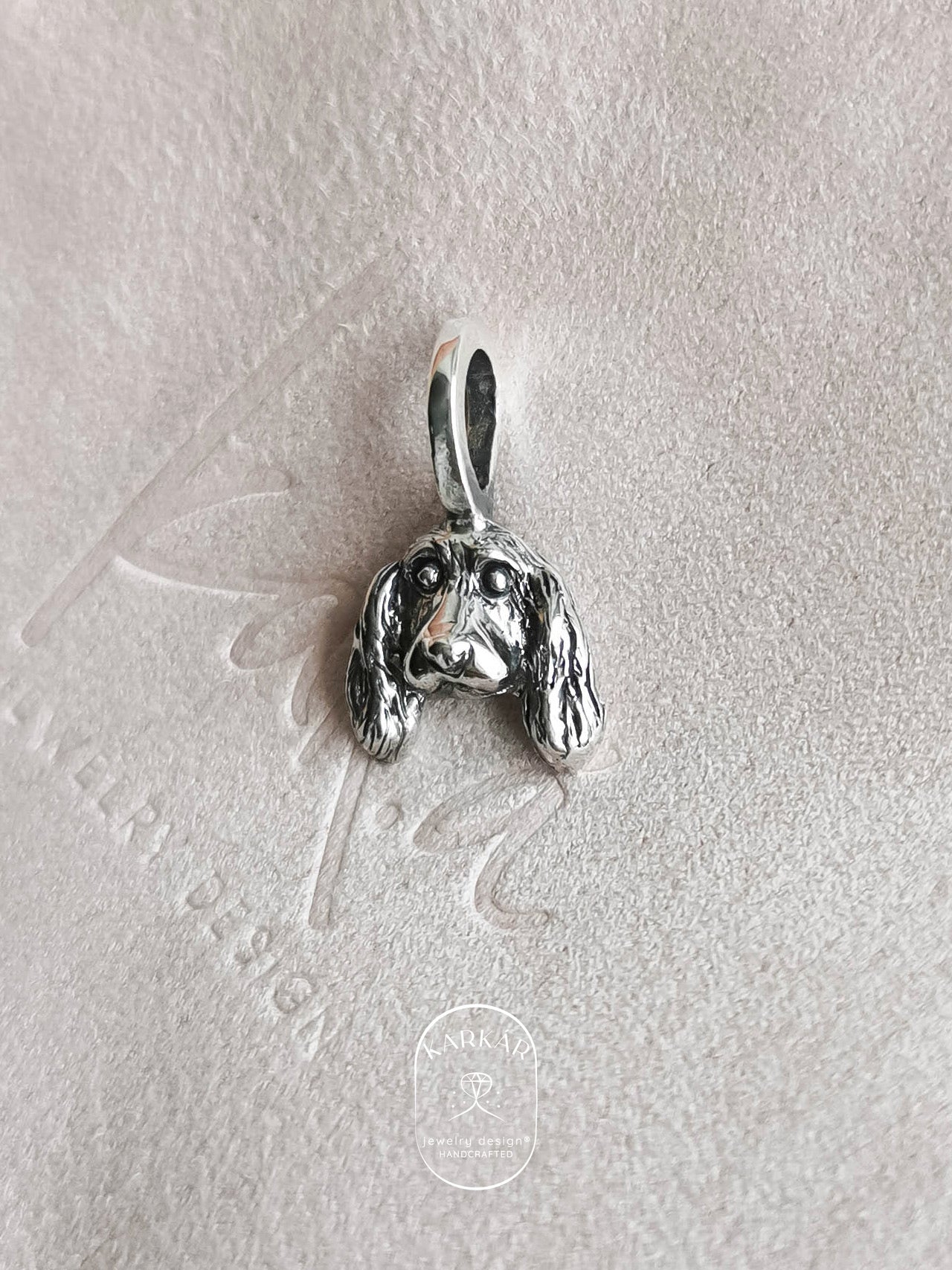 Dije de Cocker cara mini