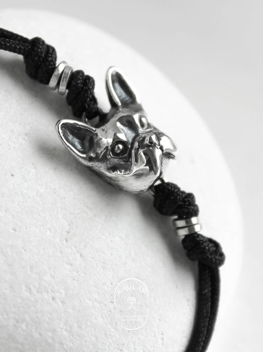 Brazalete de Bulldog Francés cara chica
