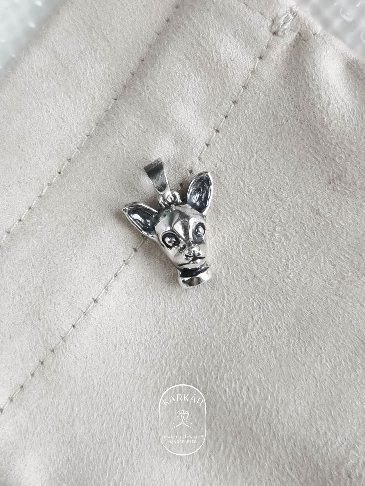 Dije de Chihuahua cara chica