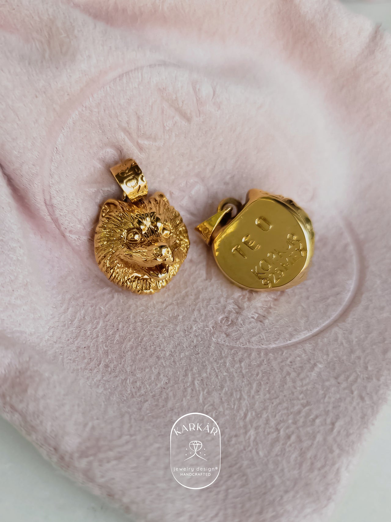 Dije personalizado de tu perrito o gatito cara chica