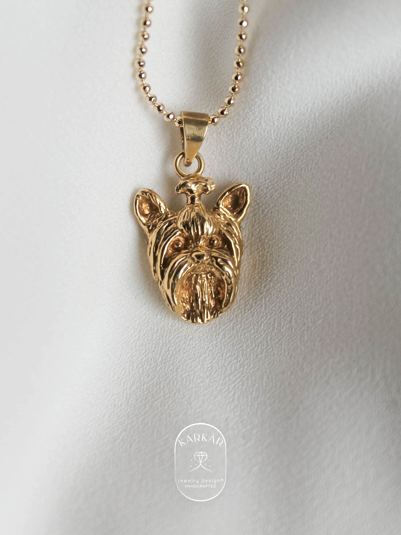 Dije de Yorkie cara chica