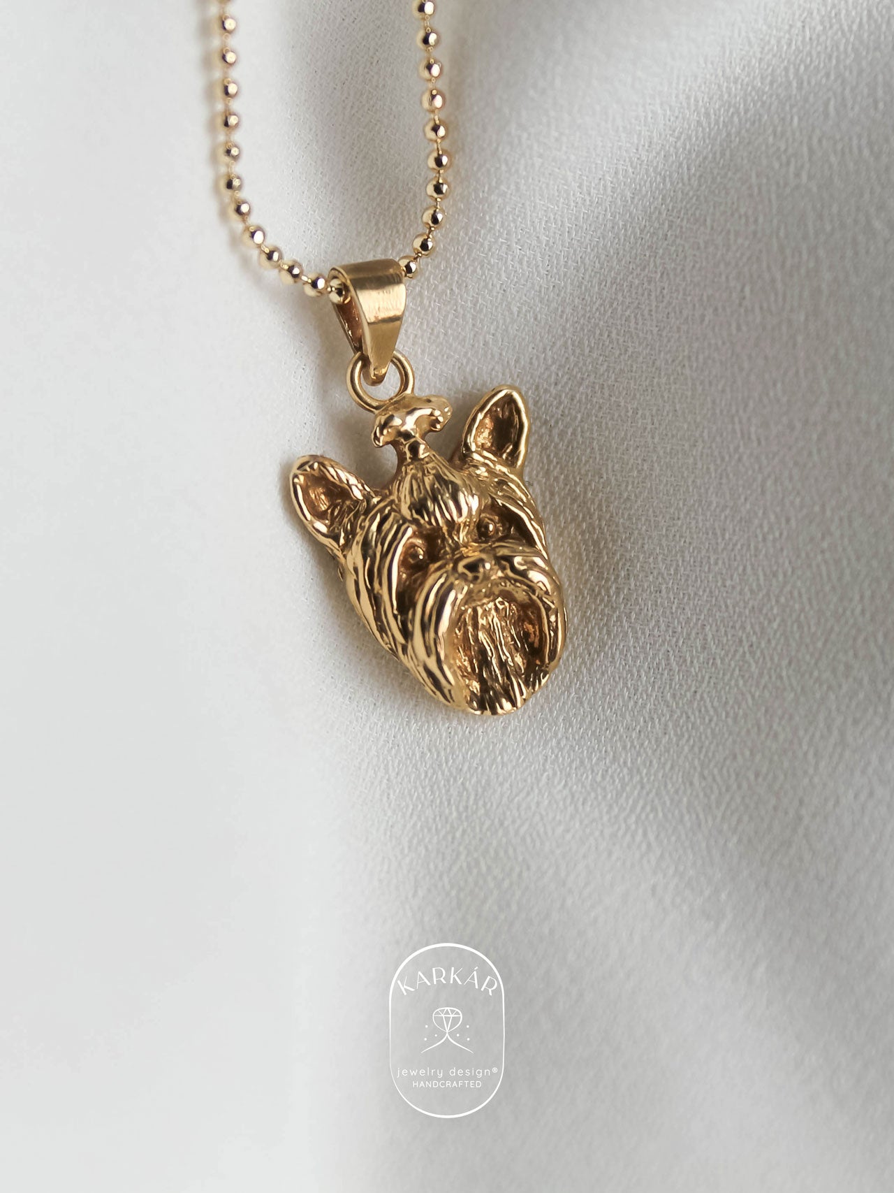 Dije de Yorkie cara chica