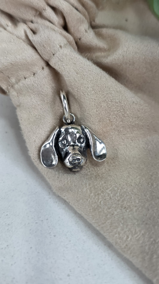 Charm de Daschund cara chica