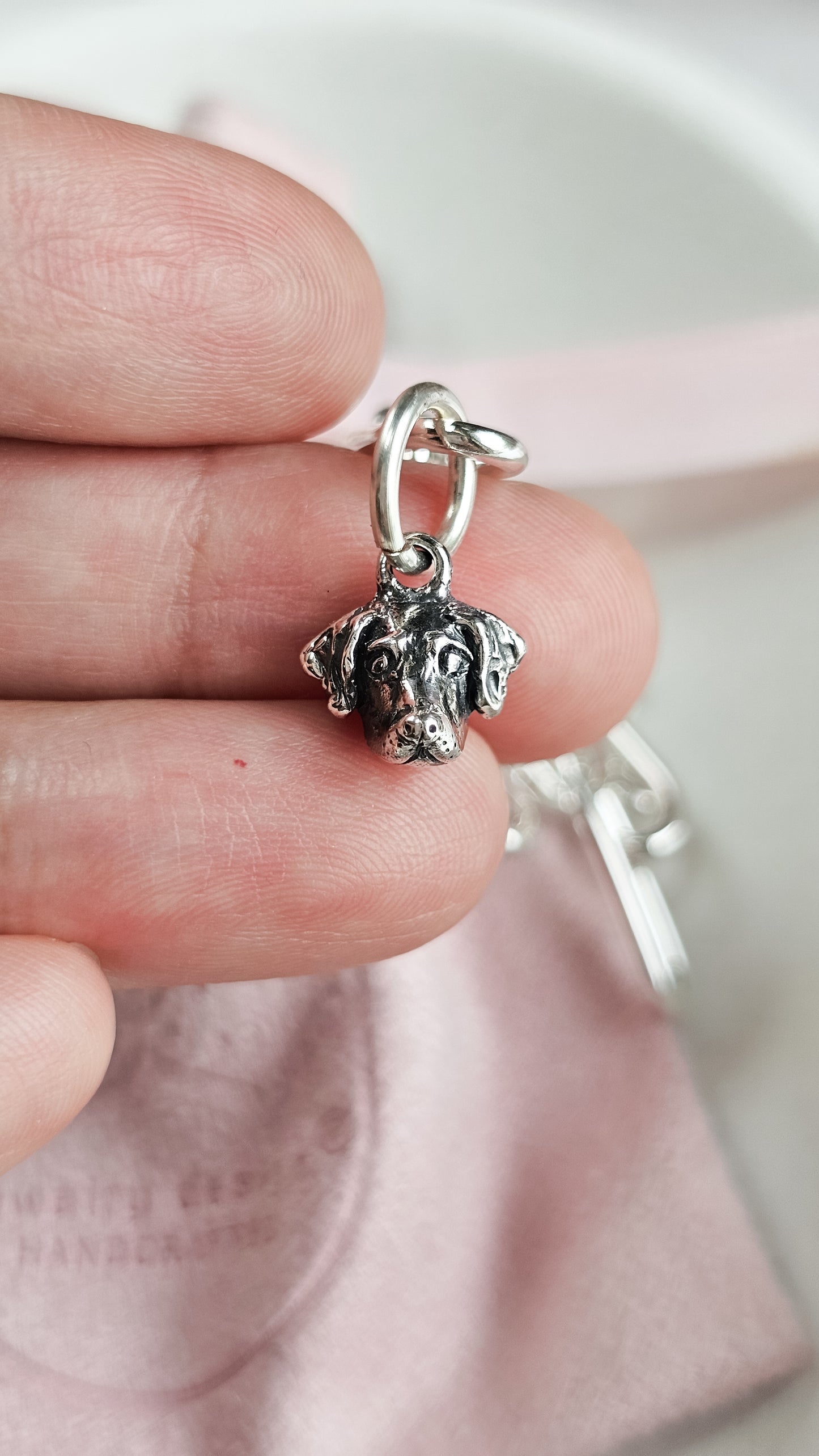 Charm personalizado de tu perrito o gatito carita mini