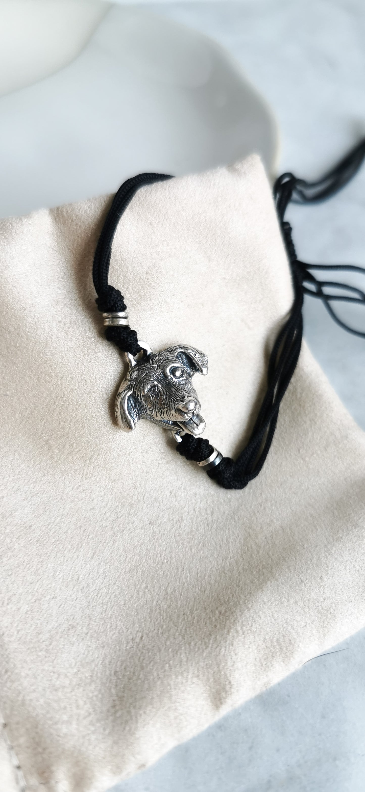 Brazalete personalizado de tu perrito o gatito cara chica