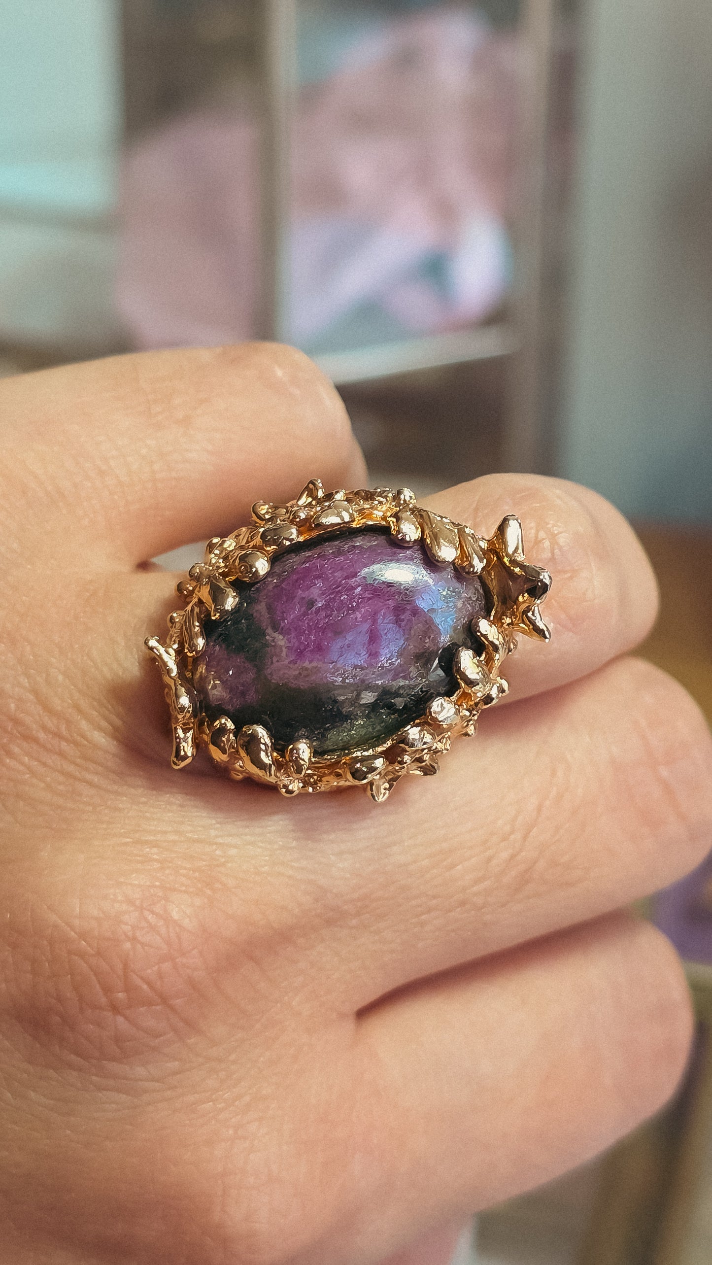 Anillo árbol flor de cerezo