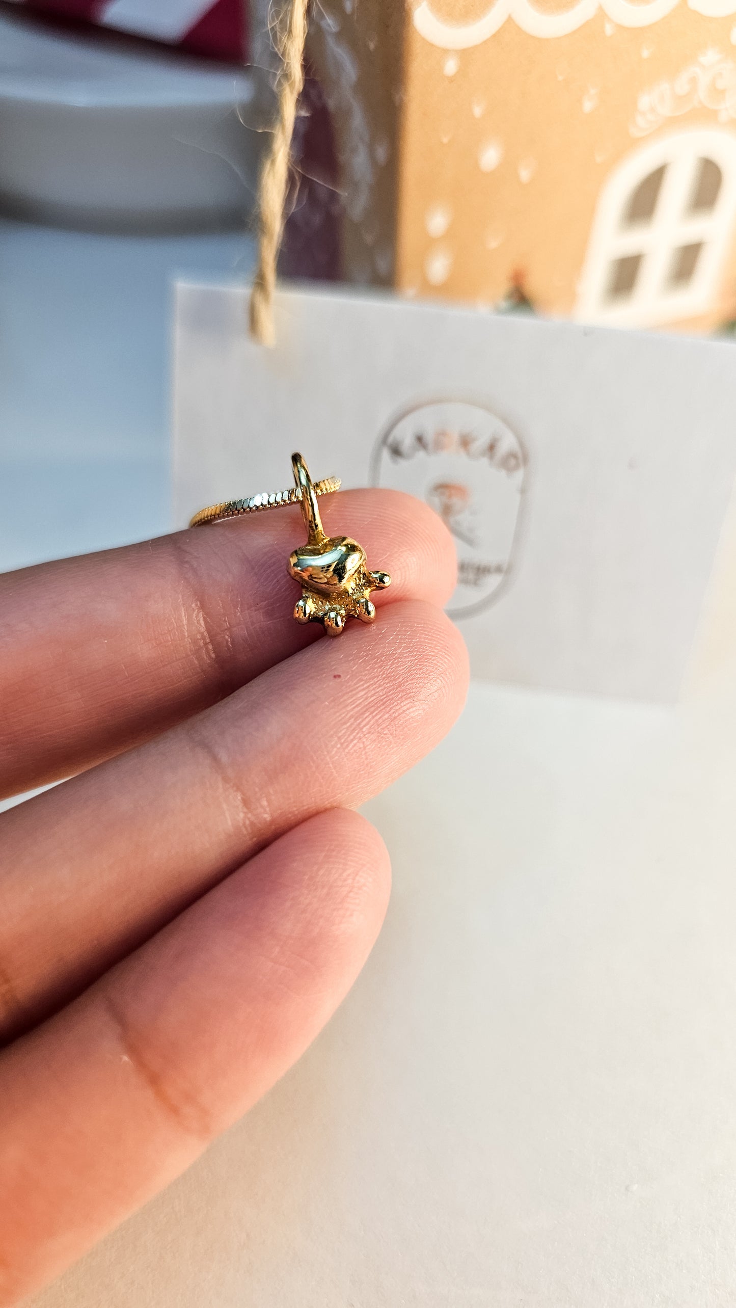 Dije de Huellita Corazón Mini