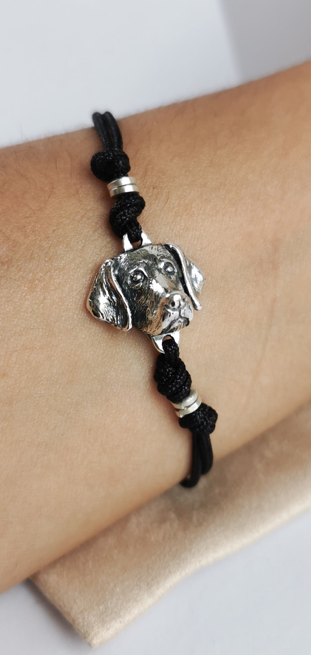 Brazalete personalizado de tu perrito o gatito cara chica