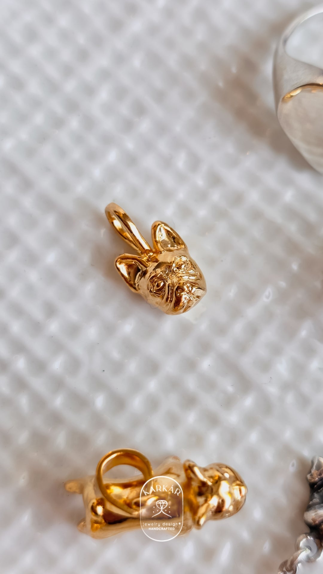 Dije de Bulldog francés cara mini