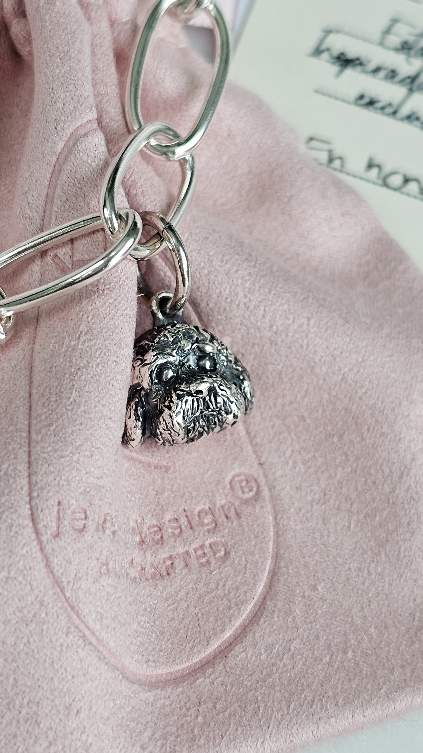Charm personalizado de tu perrito o gatito cara chica