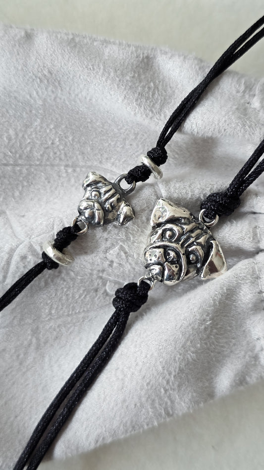 Brazalete de Pug cara chica